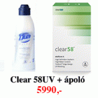 Clear 58 UV (6db) - + 1 db 360ml DUA Elite ápolószer