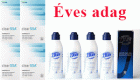 Clear 55A + Ápolószer (ÉVES ADAG - 24 db lencse + 4 db ápolószer)