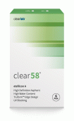 Clear 58UV (6db) - havi kontaktlencse